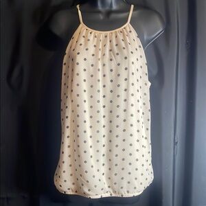 NWOT Express Polka Dot Sleeveless Women's Top medium